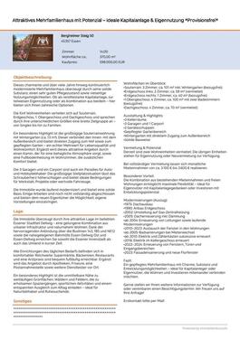 Foto - Mehrfamilienhaus, Wohnhaus zum Kaufen in Essen