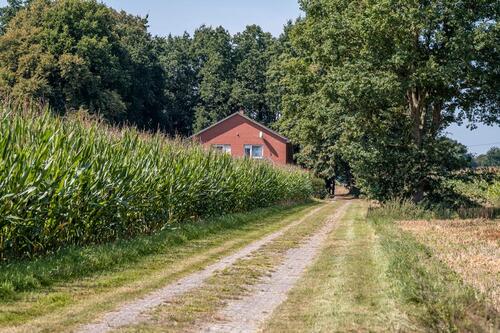 Foto - Großes Gartengrundstück mit Wohnhaus, Nebengebäuden u. Ackerland