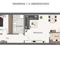 Leben 2 Zimmer Eidelstedt, ca. 41 m², Küche, ab 01.11. - Hamburg