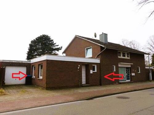 Foto - R E S E R V I E R T ! Gemütliche, bezugsfreie Erdgeschoss-Wohnung in Leer zu vermieten. Ideal für einen Singlehaushalt.