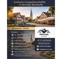 Exklusive Doppelhaushälfte in begehrter Lage von Bramsche – Wohnen am Bramscher Berg