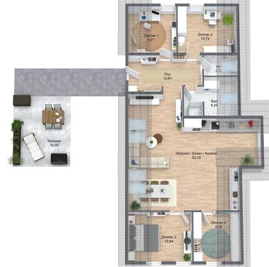 Foto - Stilvolle 5-Raum-Penthouse-Wohnung in Kirchheim a.N.