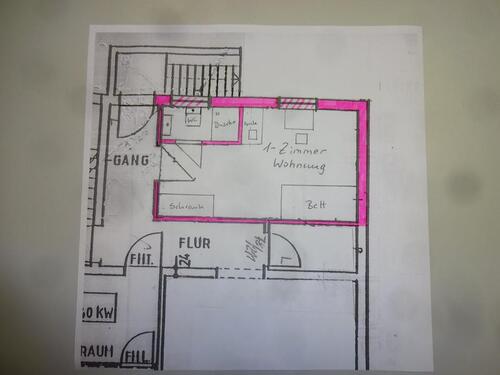 Foto - 1-Zimmerwohnung in Donnersdorf kurzfristig an 1 Pers zu vermieten