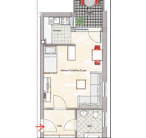 Kompaktes 1-Zimmerappartement in zentraler Lage von Schweinfurt