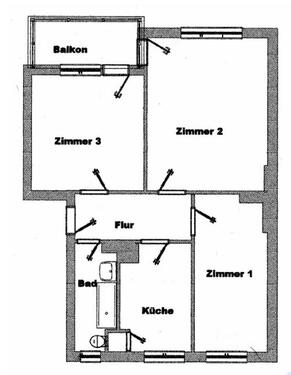 Foto - 3 Zimmer Erdgeschoßwohnung zum Kaufen in Berlin