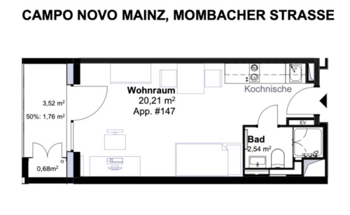 Foto - Etagenwohnung in Mainz zur Miete