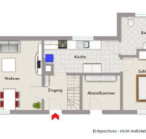 Kleines gemütliches Haus - freistehend - Sammelbesichtigung - Durmersheim