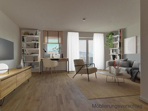 Foto - Moderne 2-Zimmer Wohnung Neubau Freyung Stadtmitte Balkon
