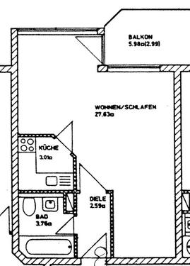 Foto - Attraktive, voll möblierte 1-Zimmer-Wohnung in Toplage Erding