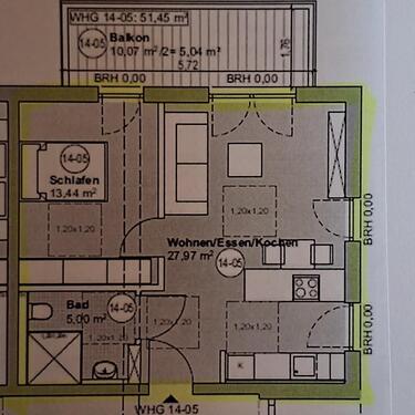 Foto - Neue 2 Zimmer Wohnung in Solms ab 01.08.01.09.26 zu vermieten