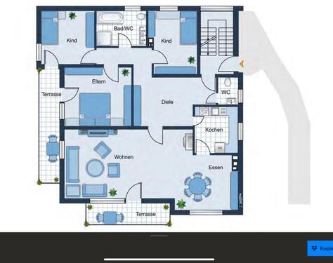 Foto - Großzüge 3 Zimmer Wohnung in Hünfeld mit 135qm
