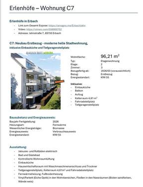 Foto - Wohnung Erstbezug - Moderne helle Stadtwohnung