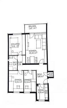 Foto - Gelegenheit - 4 Zimmer Wohnung - 310.000,00 EUR Kaufpreis, ca.  93,00 m²