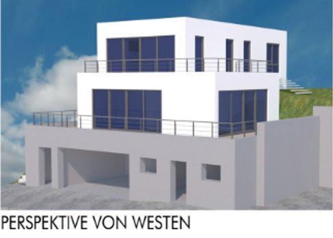 Foto - modernes Haus im Bauhausstil inkl. Grundstück mit Weitblick