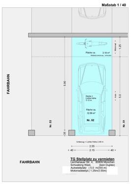 Foto - TG-Stellplatz fürs Auto kein Duplex Schwabing West