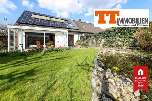 Foto - TT bietet an: Wohnen im beliebten Wiesenhof - gepflegte Doppelhaushälfte mit sonnigem Garten, Garage und moderner Solartechnik!
