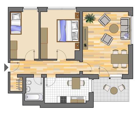 Foto - Demnächst frei! 3-Zimmer-Wohnung in Marl