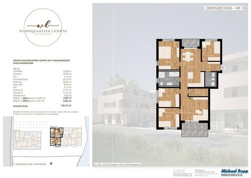 Foto - 5.5 Zimmer Etagenwohnung zur Miete in Weißenhorn