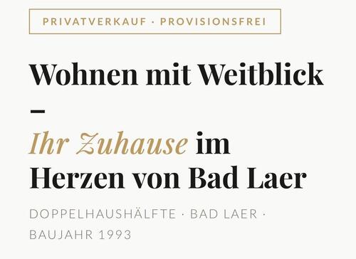 Foto - DOPPELHAUSHÄLFTE · BAD LAER · BAUJAHR 1992