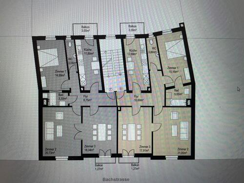 Foto - 3 Zimmer Etagenwohnung zur Miete in Karlsruhe