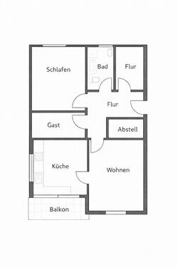 Foto - 3 Zimmer Wohnung zu vermieten - 10,00&nbsp;EUR Kaltmiete, ca.&nbsp; 90,00&nbsp;m&sup2;
