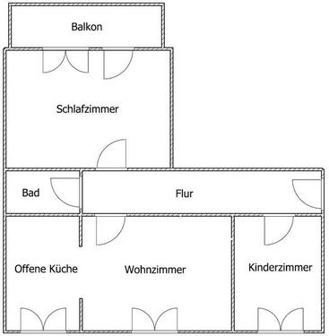 Foto - Etagenwohnung in Düsseldorf zur Miete