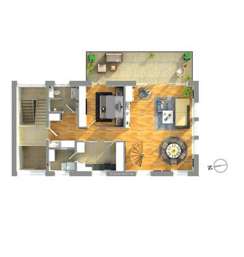 Foto - 4 Zimmer Maisonettenwohnung zur Miete in Marburg