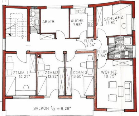 Foto - 4 Zimmer Etagenwohnung zur Miete in Ühlingen-Birkendorf