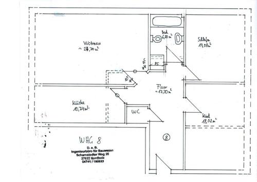 Foto - Helle 3-Zimmer Wohnung mit Stellplatz in Nordholz