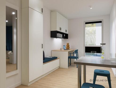 Foto - Stylisches Apartment für Studierende – wohnen im Quartillion Wiesbaden