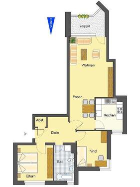 Foto - Etagenwohnung in Recklinghausen zur Miete