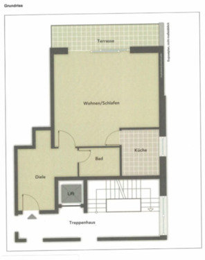 Foto - Wohnung zu vermieten (Helles 1-Zimmer Apartment KDB mit Balkon)