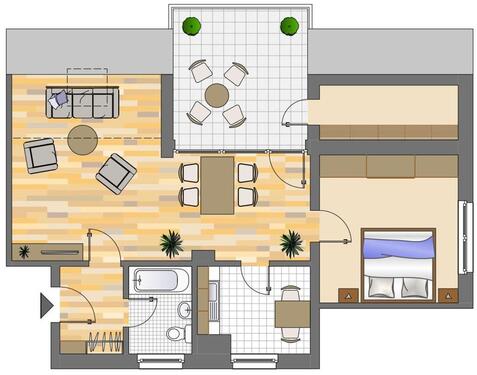 Foto - 2 Zimmer Dachgeschoßwohnung zur Miete in Dortmund