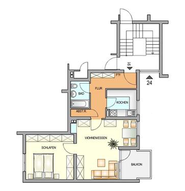 Foto - 2 Zimmer Etagenwohnung in Remscheid