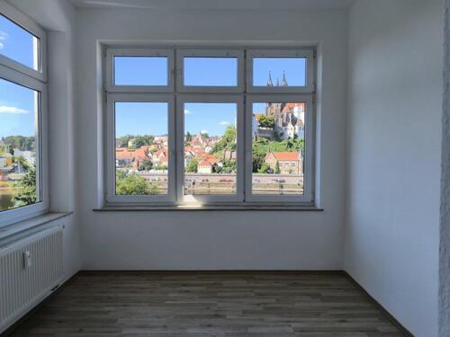 Foto - 2-Zi.-Mietwohnung mit Blick auf die Albrechtsburg (1. OG) -Meißen rechts der Elbe- MW1o0106