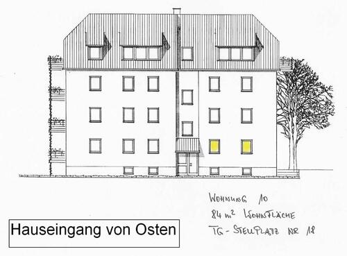 Foto - 3-Zimmer-Wohnung, Erdgeschoss - 710,00 EUR Kaltmiete,