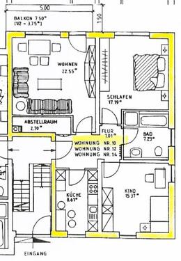 Foto - Etagenwohnung in Rothenburg ob der Tauber zur Miete