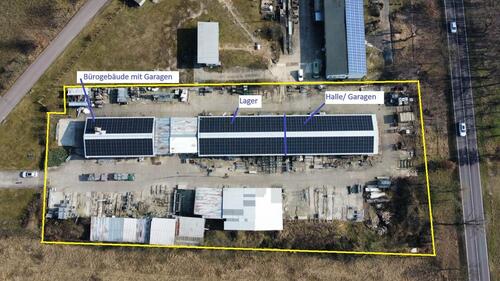 Foto - Attraktives Gewerbegrundstück mit Halle, Büro, Lager in Dessau