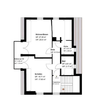 Foto - 3 Zimmer Etagenwohnung in Ottobrunn