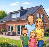 Gepflegtes Einfamilienhaus mit großem Garten & Garage zum 01.05. - Rahden