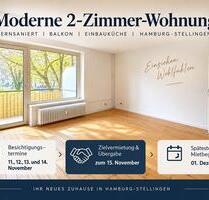 Hochwertig kernsanierte 2-Zimmer-Wohnung mit Balkon - Hamburg Stellingen