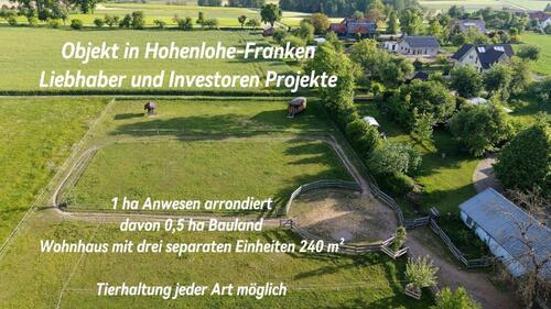 Foto - Anwesen mit ca. 1 ha – Tierhaltung, Stall, Werkstatt – Wohnen