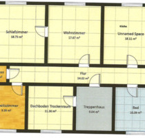 Helle Dachgeschosswohnung: 3 Zimmer plus Wohnküche, modernes Bad - Gelsenkirchen Gelsenkirchen-Mitte