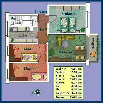 Foto - 4 Zimmer Etagenwohnung zur Miete in Dresden
