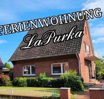 Ferienwohnung LaPurka III Garten Fahrradstadt Nordhorn