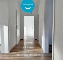 3 Zimmer • Balkon • Laminat • Tageslichtbad mit Wanne • Stellplatz • Tageslichtbad • jetzt mieten!? - Chemnitz Kapellenberg