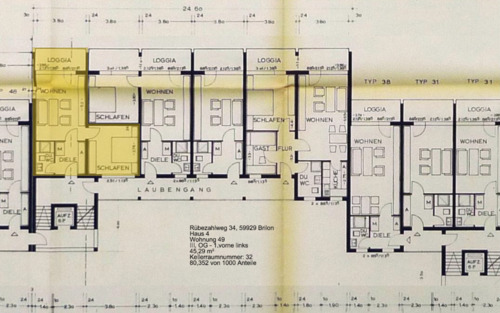 Foto - 2 Zimmer Etagenwohnung in Brilon