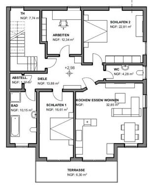 Foto - Helle 4,5 Zimmerwohnung mit Terrasse
