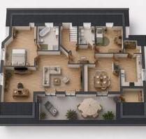 4-Zimmer-Dachterrassenwohnung mit Fernblick in Waldbüttelbrunn