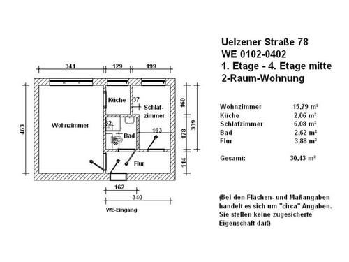 Foto - Etagenwohnung in Salzwedel zur Miete